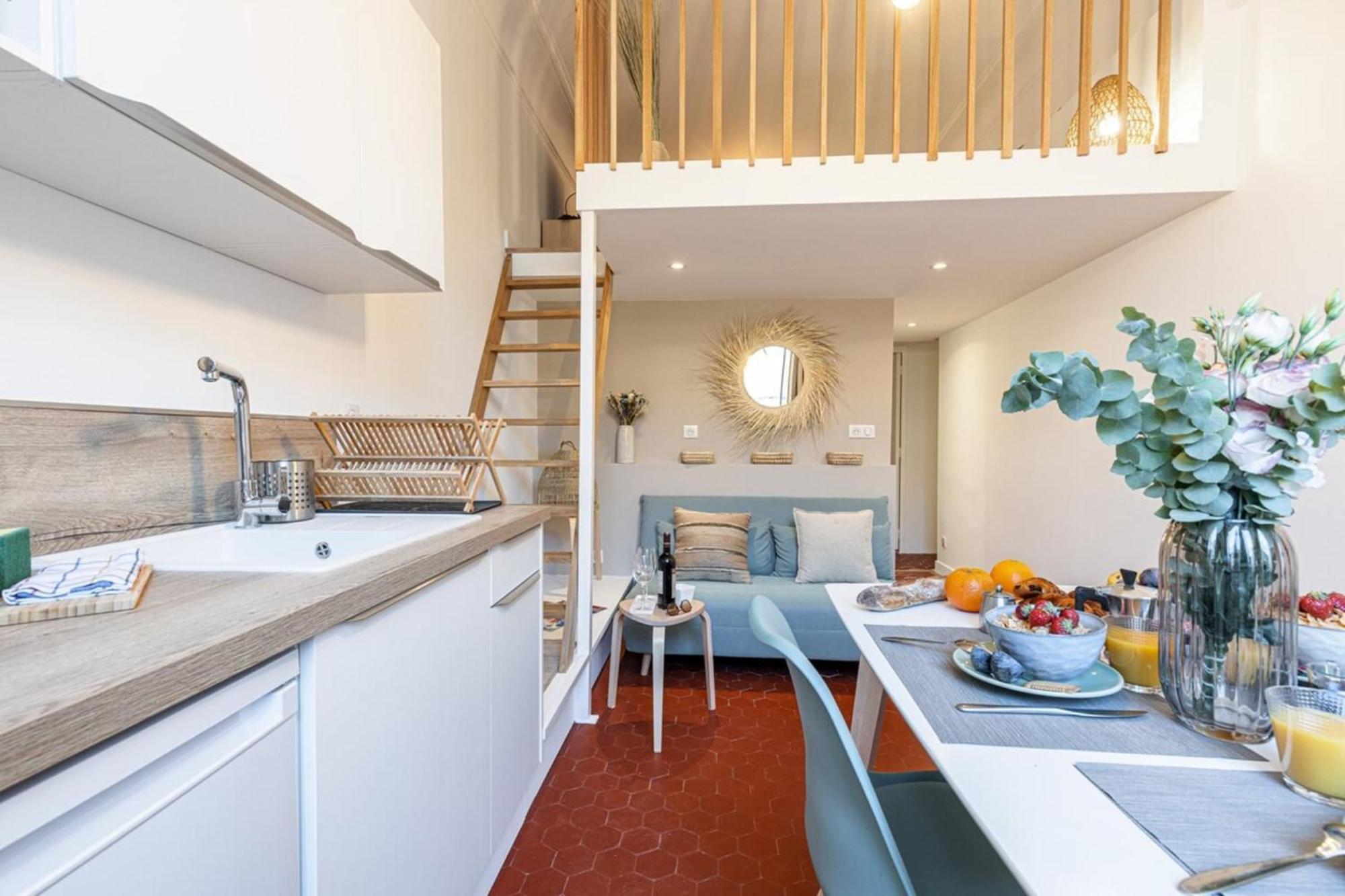 Prefecture 15 - Old Town Duplex 2 Doubles Beds Apartment Nice Bagian luar foto