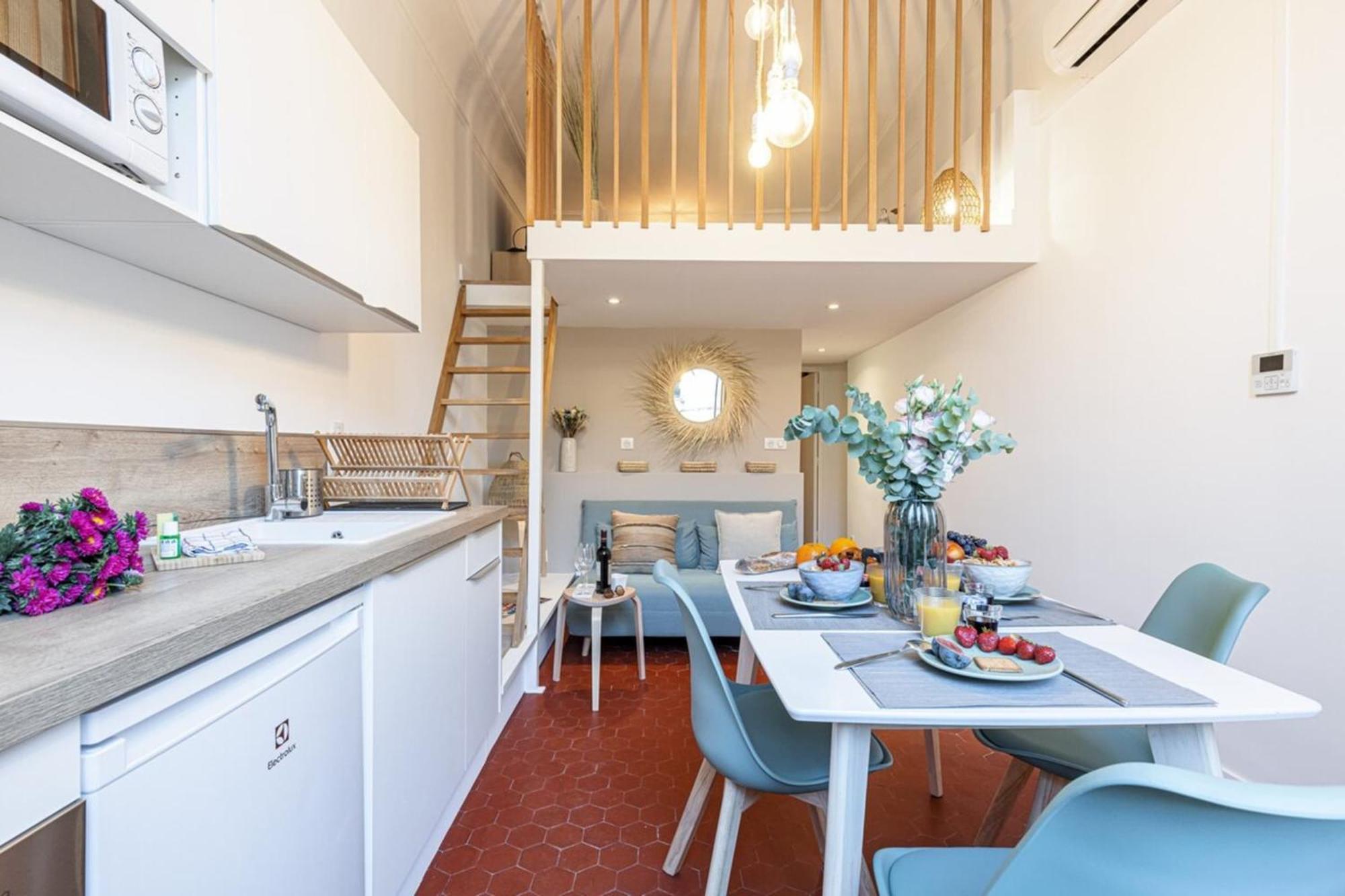 Prefecture 15 - Old Town Duplex 2 Doubles Beds Apartment Nice Bagian luar foto
